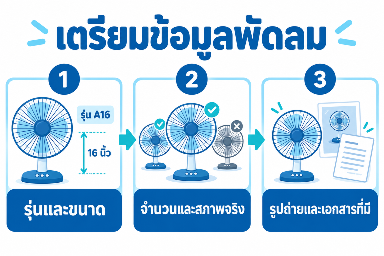 อินโฟกราฟิก: รวบรวมรุ่น จำนวน สภาพ และเอกสารที่มีจริง